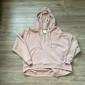 American Eagle, cropped quarter zip